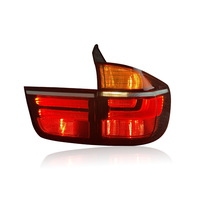 Conjunto de Luces Traseras LED Ahumadas para BMW X5 E70 2007-2013, Luces de Freno y DRL LED