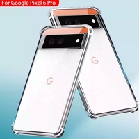 Nouvelle coque de téléphone portable fine en acrylique transparent TPU hybride, coque de protection pour Google Pixel 6 5 4A 4XL 3A