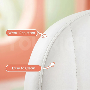 Sillón de Peluquería con Estructura de Acero Inoxidable Cromado, <span class=keywords><strong>Reclinable</strong></span>, Hidráulico y Ajustable <span class=keywords><strong>para</strong></span> Salón de Belleza - Product Image 6