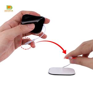 Bantalan elektroda penghilang nyeri bagian elektroda tidak ditenun puluhan karet silikon PIN ems kawat puluhan Unit Pad fisioterapi - Product Image 5