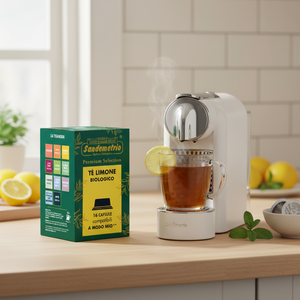 16 Capsule di Tè al Limone Sandemetrio Compatibili con A Modo Mio [0,16/Capsule] - Product Image 3