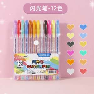 Juego de 48 Bolígrafos de Gel de Plástico de Colores, Ecológicos, con Purpurina, Neón, Escritura Suave, para Regalos de Cumpleaños y Festivos - Product Image 2