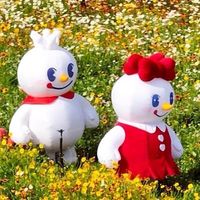 Disfraz Inflable de Rey, Disfraz de Mascota de Personaje de Dibujos Animados de la Tienda Mixue Bingcheng, Disfraz Promocional de Niña de las Nieves