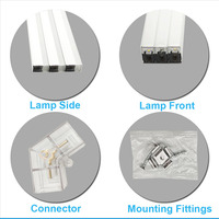 Lumière de plafond pour atelier intérieur, hexagone LED 672W 80640LM IP55 6500K