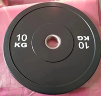 Disco de Parachoques Negro Comercial ZY, Disco de Peso de Goma para Entrenamiento de Fuerza, Disco para Barra de Pesas para Equipos de Gimnasio
