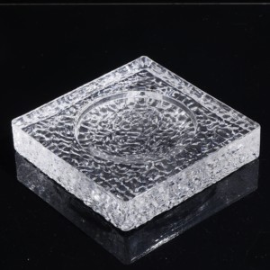 Loseta <span class=keywords><strong>de</strong></span> Cristal Grabado K9 Personalizada <span class=keywords><strong>de</strong></span> Fábrica, 150x150x25mm, <span class=keywords><strong>Losa</strong></span> Decorativa <span class=keywords><strong>de</strong></span> <span class=keywords><strong>Vidrio</strong></span> Transparente <span class=keywords><strong>para</strong></span> Proyectos <span class=keywords><strong>de</strong></span> Paredes y Pisos - Product Image 1