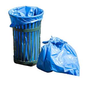 Bolsas de Basura Biodegradables Grandes, Compostables, Azules, Resistentes, en Rollo, de 13, 33, 45 y 95 Galones - Product Image 1