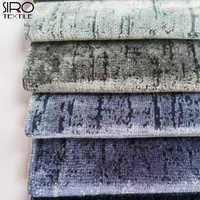 Fourniture d'usine coton/viscose/polyester jacquard tissé coupé velours matériau de rembourrage pour coussins et canapés