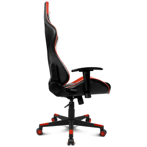 Sistema de bloqueo gratuito Chaise Silla Gamer Swivel Butterfly 2D Padding Premium Red Silla profesional para <span class=keywords><strong>juegos</strong></span> en acabado de carbono - Product Image 4