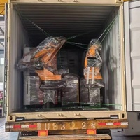 Centro de Doblado Totalmente Automático de 1400 mm con Brazo Robótico de Cuchilla Auxiliar AT-HS1400F, Dobladora de Paneles CNC para Láminas de Acero Inoxidable de Alta Calidad