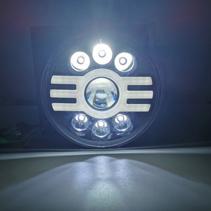 Phares Led de 7 pouces phare auxiliaire externe pour moto Harley <span class=keywords><strong>Honda</strong></span> Yamaha Compatible avec Wrangler - Product Image 6
