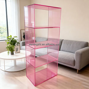 Op Maat Gemaakte Acryl Displaystandaard Acryl Opbergkast Transparant Mat Acryl Display Rack - Product Image 4