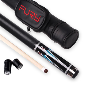 Taco de billar Fury AWP Series de 58'' con eje de arce americano de alta calidad de 11.75mm/13mm, unión central, envoltura de hilo de lino y estuche. - Product Image 1