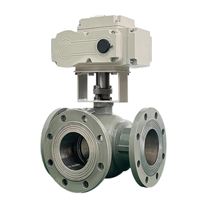 שסתום כדורי חשמלי תלת-כיווני MINASEN DN80 עם מהדק, SS304, סוג T, סוג L, הפוך, ניתוק, הסטה, ויסות זרימה - Product Image 1