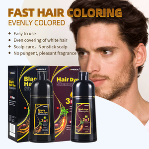 Shampoo Colorante 3 in 1 al Ginseng, Tinta Permanente Naturale Thailandese per <span class=keywords><strong>Capelli</strong></span> Marroni e Neri, Effetto Rapido e Magico - Product Image 4