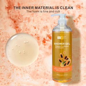 Wiseking <span class=keywords><strong>Papaya</strong></span> Lightening Gel de ducha 1000ml Limpio Hidratante Exfoliante Orgánico Hidratante suave Uso diario Lavado corporal natural - Product Image 3