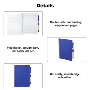 Cuaderno Publicitario Personalizado B6 de 5x7 Pulgadas, Cuaderno Espiral de 5*7 Pulgadas con Bloc de Notas de Papel Personalizado con Bolígrafo - Product Image 2