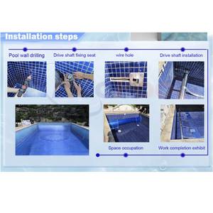 Couverture de <span class=keywords><strong>piscine</strong></span> sur mesure, couverture de <span class=keywords><strong>piscine</strong></span> automatique, couverture solaire automatique, <span class=keywords><strong>piscine</strong></span> 3x6m - Product Image 2