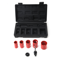 Nesen – Kit de 7 scies cloches bi-métal avec lames de coupe en acier rapide, mandrin intégré et embout pilote intégré pour le bois, le métal fin et les tubes