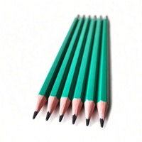 Crayon à dessin HB noir en plastique avec gomme