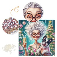Tendance actuelle : Kit de peinture 5D perlée DIY avec personnages de dessins animés pour décoration murale intérieure (produits de dropshipping)
