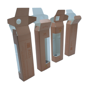 Nghệ thuật tùy chỉnh giấy tái sử dụng không thấm nước UV in ấn hộp thẻ với cửa sổ thời trang cho mỹ phẩm bao bì - Product Image 3