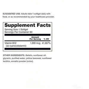 Penjualan Langsung Produsen OEM Produk Laris Vitamin <span class=keywords><strong>B12</strong></span> Kapsul Lunak <span class=keywords><strong>1000</strong></span> Mcg Suplemen Makanan Merek Sendiri - Product Image 2