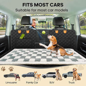 Tapis de voiture pour animaux de compagnie imperméable toutes saisons moderne, tapis de canapé pour <span class=keywords><strong>chien</strong></span> en flanelle pour siège arrière de voiture - Product Image 6