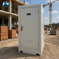 Cabine de toilettes à faible coût, facile à nettoyer, mobile, modulaire, lavabo public, toilettes temporaires extérieures, conteneur de salle de bain, toilettes portables