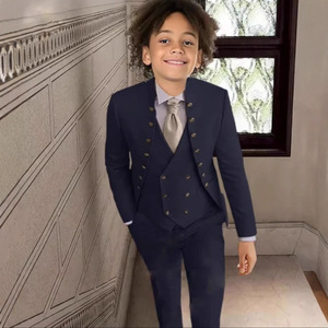 Costume pour garçons, veste, pantalon, gilet, ensemble 3 pièces, <span class=keywords><strong>blazer</strong></span> formel pour enfants - Product Image 4