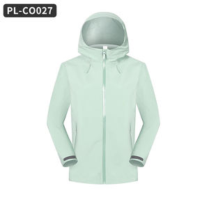 防风防水透气中长连帽户外徒步套装运动服冬季夹克女式夹克 - Product Image 5