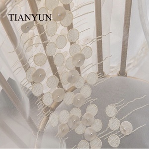 <span class=keywords><strong>Tende</strong></span> Oscuranti <span class=keywords><strong>Blu</strong></span> Chiaro con Ricami di Perle, Bellissime <span class=keywords><strong>Tende</strong></span> per il <span class=keywords><strong>Soggiorno</strong></span> dal Fornitore Cinese 2025 - Product Image 6