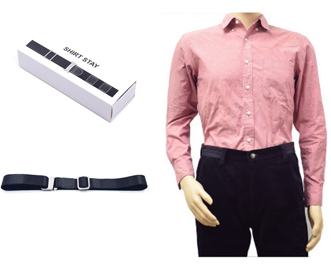 Лидер продаж, регулируемый эластичный ремень для рубашки с держателем рубашки, кожаный ремень для мужчин и женщин