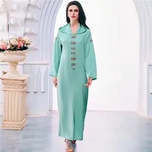 Ramadan 2023 Maxi kleid Femme Vestidos Eid Kaftan Dubai Türkei Hijab Muslim Marokko Caftan Islam Kleidung Kleid Abayas Für Frauen