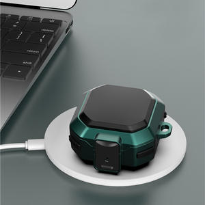 Funda para auriculares de fibra de carbono OEM ODM Service Mecha para <span class=keywords><strong>Samsung</strong></span> <span class=keywords><strong>Galaxy</strong></span> <span class=keywords><strong>Buds</strong></span> Live <span class=keywords><strong>2</strong></span> <span class=keywords><strong>Pro</strong></span> con funda protectora para auriculares Bluetooth con gancho - Product Image 4