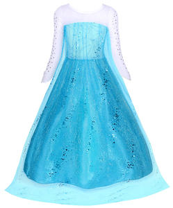 Robe <span class=keywords><strong>de</strong></span> Princesse Reine des Neiges <span class=keywords><strong>pour</strong></span> Filles Enfants et Adolescentes Costumes d'Été et Vestidos Disfraz <span class=keywords><strong>pour</strong></span> les Fêtes d'Anniversaire et Halloween - Product Image 2