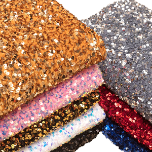 100% Gala önlük süslemeleri için % balo kıyafetleri Polyester ışıltılı streç kadife pullu kumaş-kızlar ve erkekler için - Product Image 1