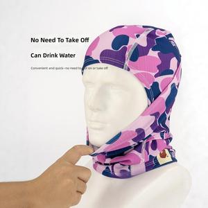 Masque de cyclisme coupe-vent chaud camouflage, <span class=keywords><strong>cagoule</strong></span> d'hiver pour le ski et la <span class=keywords><strong>moto</strong></span>, respirant, compatible avec le casque, couvrant tout le visage - Product Image 3