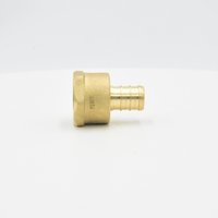 Raccord PEX en laiton poli à faible teneur en plomb, à connexion rapide, certifié ISO 9001, forgé, à sertir femelle, standard PGJ-27 HUANHAI, garantie 5 ans