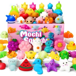 Lot de jouets mochi squishy de Pâques en gros, mini-squishies mochi pour fêtes d'enfants, jouets anti-stress kawaii, cadeaux d'anniversaire - Product Image 1
