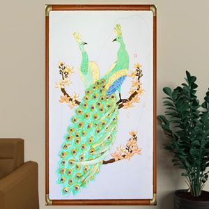 Ev Dekorasyonu Düğün Asılı Kağıt Kesim Renkli Çizgili Çin Somut Olmayan Kültürel Mirası Saf El Yapımı Jiangxi ZM Marka - Product Image 3