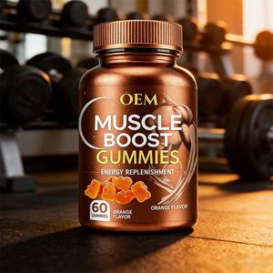 Gomitas de Creatina Monohidratada OEM Muscle Boost, Suplemento Antioxidante de Energía y Fuerza Pre-Entrenamiento para Adultos, Fitness y Musculación - Product Image 1