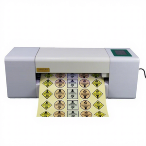 Machine de découpe automatique d'étiquettes numérique mini avec écran tactile LY-388A, alimentation automatique du papier, 220V 110V 60W - Product Image 1