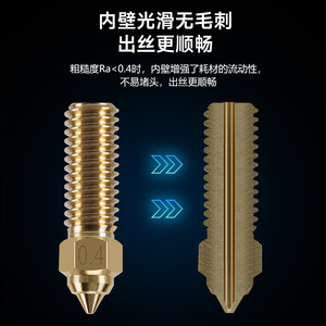 Boquilla para Impresora 3D Creality K1 K1 Max, 0.4mm, Cabezal de Impresión de Latón de Alto Flujo para Impresión de Alta Velocidad - Product Image 1