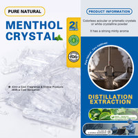 Extrait de menthe Mentha Arvensis de cristal de menthol de qualité alimentaire et cosmétique de haute qualité | Cas 2216