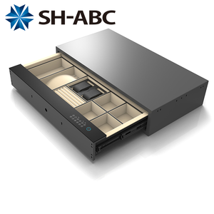 Caja de Seguridad Inteligente con Huella Dactilar SH-<span class=keywords><strong>ABC</strong></span>, Caja Fuerte Metálica con Cajón Deslizante para Joyas, Dinero en Efectivo, Documentos, para el Hogar y Hoteles - Product Image 1