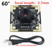 Module sans lecteur de caméra USB 1/2/5 mégapixel Module OV9732 Caméra de reconnaissance faciale HD 720P 60/72/100 /160/180 degrés