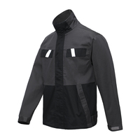 Vêtements de travail durables, confortables et sécuritaires, veste de travail pour les ouvriers, uniforme de chantier, logo personnalisé, veste de travail industrielle extensible pour hommes
