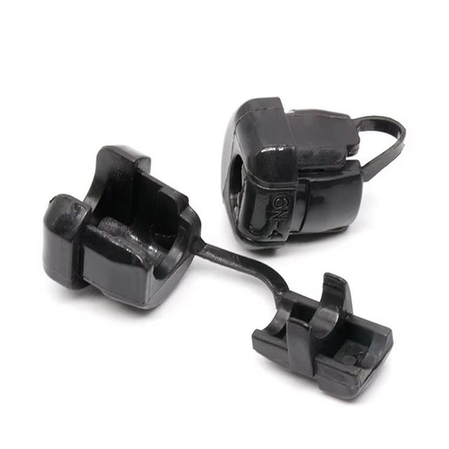 100pcs/bag Nylon Power Cord Buckle Protection Wire Sleeve Chassis Wire Clip Fixed Buckle Plastic Card Wire Buckle 2P-4 6N-4