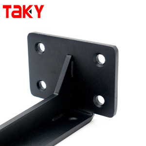 Soportes de pared de alta resistencia Metal Hierro fundido L Soporte de estante de pared flotante oculto - Product Image 6